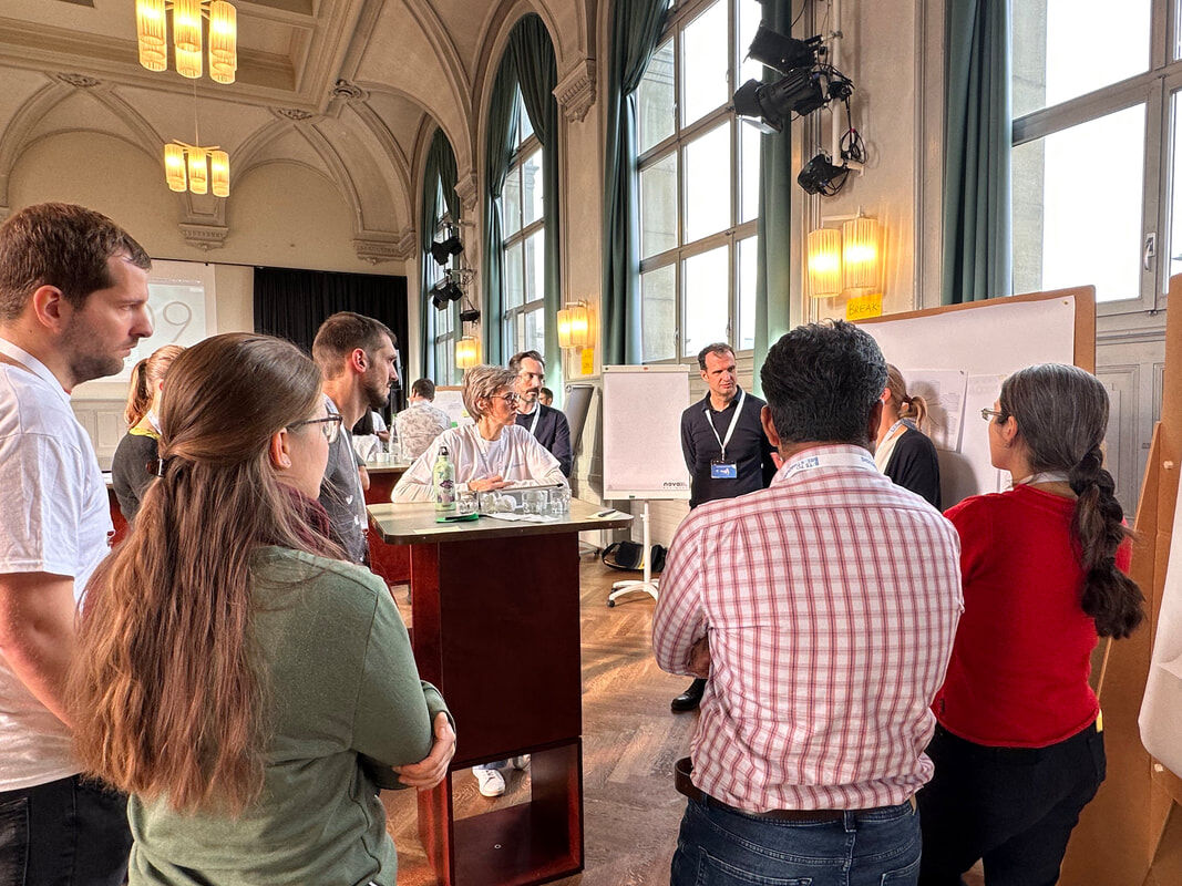 A group discussion at Bits to Breakthroughs 2023